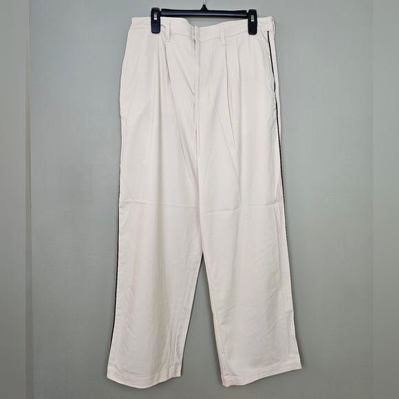 Standard Cloth Men's Jason Pleated Trouser Pant Ivory, 34 - Picture 6 of 11